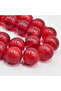 Saffron Rosary 35 Beads 13mm Deep Red Translucent Prayer Beads 65g Premium Tasbih with Red Cord & Gold Charm - 5