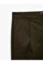 Comfortable Fit Pocketed Cotton-Linen Blend Pleated Summer Wide-Leg Trousers - 5