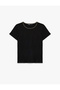 Cotton Glitter Crew Neck Short Sleeve T-Shirt - 5