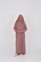One-Piece Prayer Dress with Dusty Rose Bag - 2