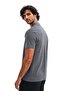 Ar-Ma Men's Polo Collar T-Shirt Unprinted Basic Regular Fit Double Collar Combed Cotton Pique Y31374357302 Gray-G3 - 4