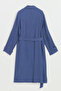 Large Size Belted Cap with Pocket Detail - Indigo - 6
