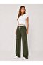 Women's Elastic Waist Wide Leg Sweatpants with Stripes on the Front - 3