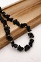 Onyx Natural Stone Necklace 40Cm+3Cm Real Natural Stone - 3