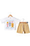Girl's Knitted Shorts Set