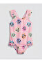 Texx Store Quality Uv Protected Minnie Mouse Printed Girls' Swimsuit