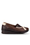 Yonca-H Women's Leather Shoes Tan-Brown