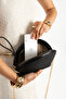 Black Clutch Portfolio Women's Handbag Shoulder Bag Crossbody Bag - 4