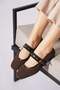 Retas Kemer Troklu Knitwear Women's Ballerina Brown