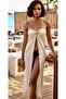 Multi-Purpose Beachwear Pareo & Strapless Dress with Starfish Accessories - 2