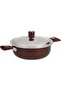 by Bajaj Electricals Selec+ Aluminium Non Stick Induction Casserole with Lid (4 LTR, Maroon)