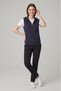 Women's Premium 100% Cotton 3 Yarn Hooded Zero Sleeve Cardigan and Short Sleeve T-Shirt Set - 3