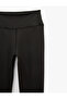 High Waist Slim Fit Interlock Sports Leggings - 3
