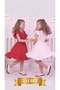 Set of 2 Girls' Dresses, 2 Pieces, Giped Waist, New Season Summer Collection - 4