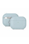 AirPods Pro 3 Compatible Case with M-Safe Feature, Yahu Series Leather Design Cover, Blue