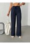 Women's High Waist Palazzo Wide Leg Linen Trousers - 2