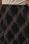 Women's Asymmetrical Cut Chiffon Black Skirt - 8