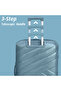 Hard Shell Luggage With Travel Backpack Combo, 24 Inch, Lightweight Glossy PP, Spinner Wheels, Number Combination Lock Suitcase - 4