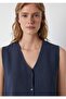 Zero-Sleeve Slim Fit Textured Fabric Women's Shirt. - 4