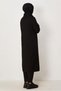Scarf-Detail Trained Sweatshirt Tunic 46536 - 4