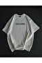 Unisex Crew Neck Printed Oversize Tshirt