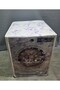 Transparent Pvc Washing Machine and Dryer Cover – Purple Floral Pattern, Waterproof - 5