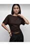 Asymmetrical Waist-Fitting 97% Cotton Batwing Blouse - 2