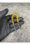 Zaza Yellow Sallamali Glass Beads Natural Stone Prayer Beads