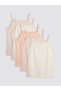 Rmz Gi̇yi̇m Farkiyla Girls' Tank Top with Drawstring Straps, Pack of 5