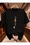 Mr. space theme printed premium oversize t-shirt