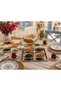 Stainless Steel Square Tray Set of 4 Silver Color Forged Pattern Metal Mini Turefelle Plate, Serving Dish, Presentation Plate - 2