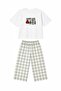 Boy's 100% Cotton Linen Blend Pants + T-Shirt Set - 3