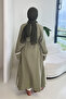 Ibiza Piping Muslin Kimono - Khaki - 6