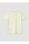 Striped 100% Cotton Women's T-Shirt - 7