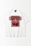 Cherries Leopard Print White Oversize T-Shirt