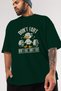 Dont Fart Oversize Front Printed Green T-Shirt 100% Cotton Streetwear Premium Comfortable Fit - 3