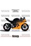 ملصق طلاء CFMOTO 450SR ثنائي اللون، طقم جاهز لتزيين المحرك، عالي الجودة