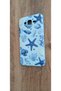 Samsung Galaxy J7 Sea Shell Printed Inside Velvet Silicone Phone Case (Blue Color) - 3