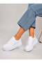Women's High-Heeled Lace-Up Sneakers - 2