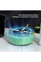 Black Gray Plastic Ashtray with Automatic Air Cleaning System - 2