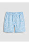 Vizyon New Season Short Length Patterned Men's Swim Shorts - 7