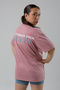 Unisex Limitless Oversized Tee - Pink - 4