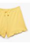 Girl's Denim&Canvas Shorts 6Skg40024Ak Yellow - 4