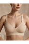 Women's Honeycomb Texture Wire Free Bra with Removable Pads Breathable Non-Marking Everyday Bra - 2