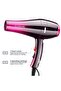 4-Piece Professional Hair Dryer Set, 2000W Pink/Black - 4