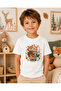 Children's Cute Animals Printed Short Sleeve Crew Neck T-Shirt