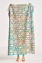 Sea Shell Star Jellyfish Beach Towel-Turquoise Beige Marine Modern Quick Dry Microfiber Towel - 4