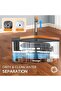 Spin Mop Set with Self Separating Sewage And Clean Water System, 360 ° Rotating Bucket Set Adjustable Versatile Handle Equipped With 4 replacement Washable Microfiber Mop Head - 5