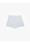 Cotton Buttoned Five-Pocket Comfortable Fit Mini Shorts - 5