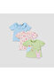 Pack of 3 Crew Neck Short Sleeves T-shirt with Bunny Print